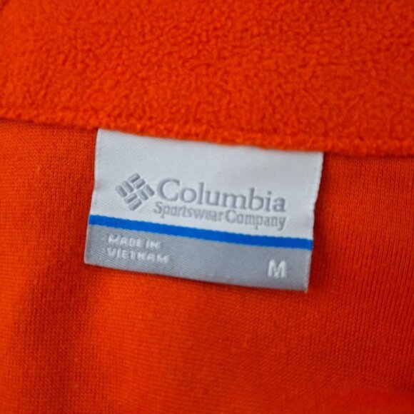 Columbia Women's Glacial Fleece Quarter Zip Orange Medium - Picture 5 of 7